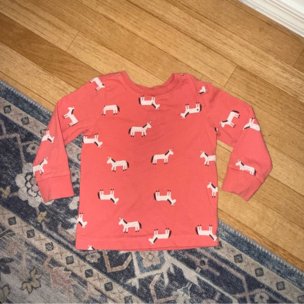 Hanna Andersson toddler unicorn shirt size 3T